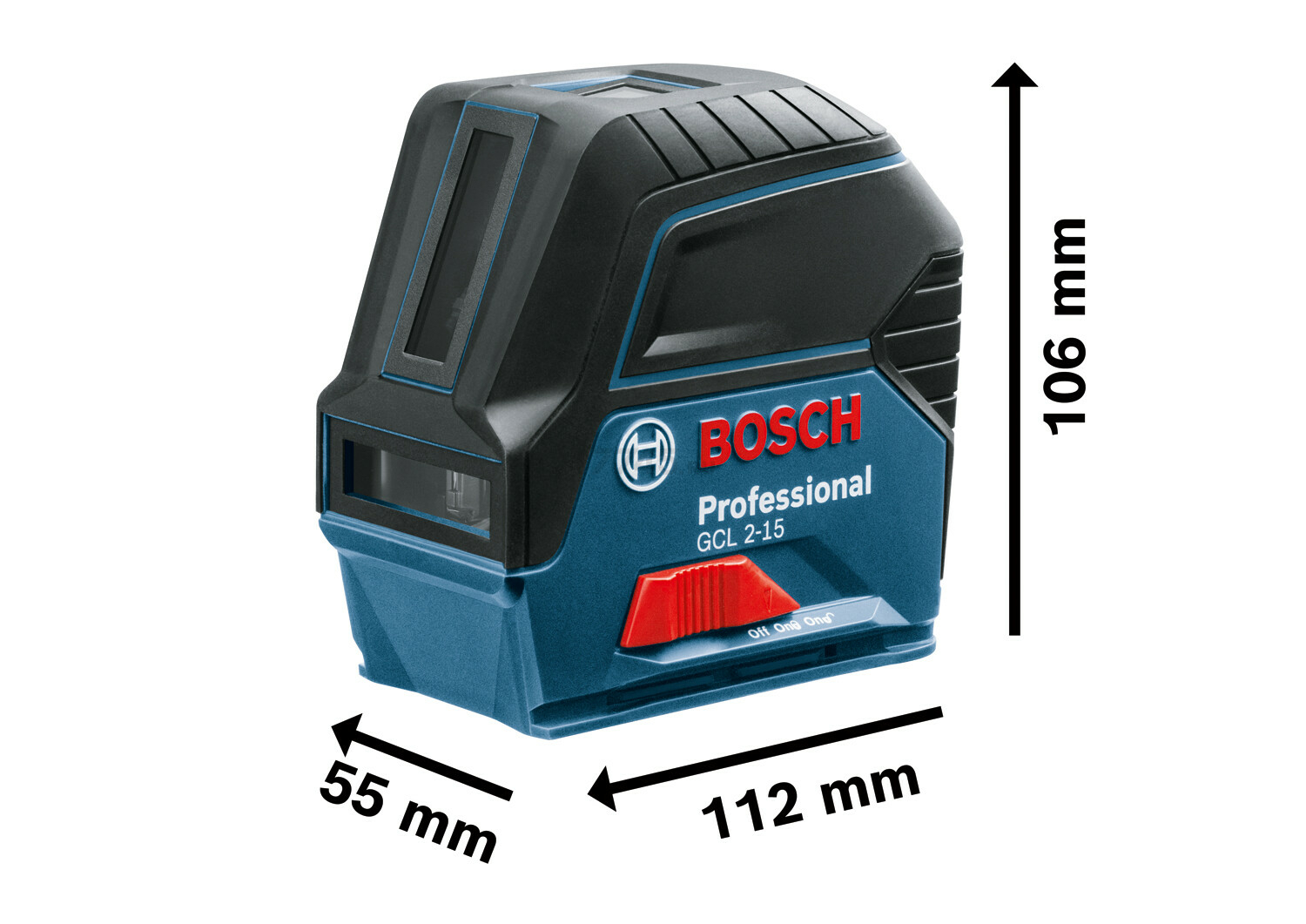 Уровень лазерный BOSCH GCL 2-50 Professional (0601066F01) - Фото 5